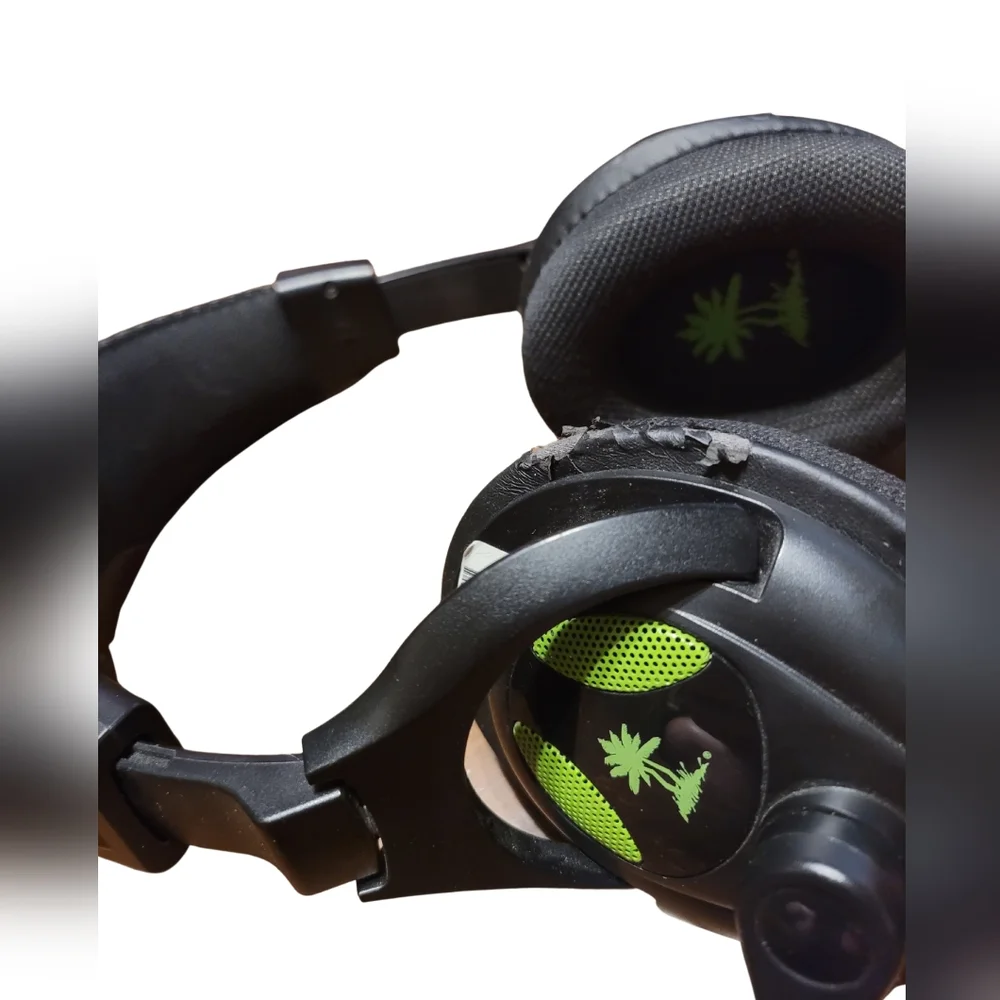 🐢 Turtle Beach Ear Force X12 Black Headband Headset Xbox 360 ⛱️